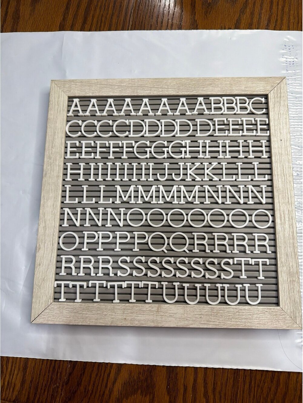 Letter Board and Characters